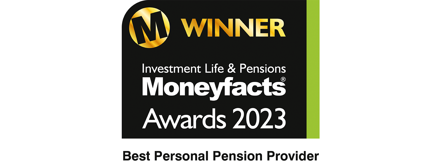 Moneyfacts Awards 2023 Winner Best Personal Pensions Provider logo